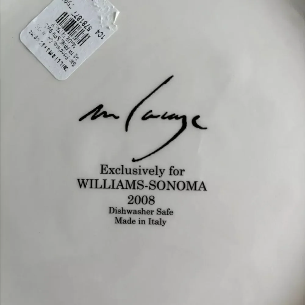Williams Sonoma Rooster Francais Large Serving Bowl By Marc Lacaze 2008